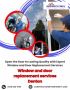 Expert Window and Door Replacement Services