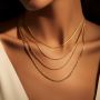 Christmas Special Gifts Bold and Real Gold Chains 30% OFF!