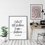  Quote Art Poster Print - Art Print Studilo