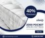 40% OFF - 2000 Pocket Sprung Mattress For Sale