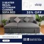 3 Seater Regal Ottoman Corner Sofa Bed - 35% OFF