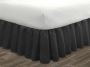 100% Microfiber Dark Grey Bed Skirt 