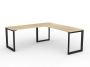 Anvil L Shaped Desk with Return