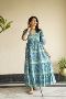 Elevate Your Look with Chic Turquoise Printed Dresses for Wo