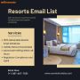 Purchase the Resorts Email List from Averickmedia
