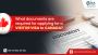 Documents Required for Applying for a Canada Visitor Visa