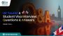 UK Tourist & Student Visa Interview Questions and Answers
