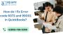 How do I fix Error code 6073 and 99001 in QuickBooks?