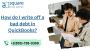How to Write Off an Invoice in QuickBooks