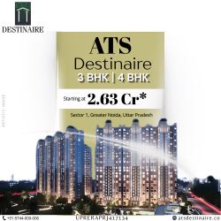 3 & 4 BHK flats near Greater Noida West : Under 2.85 CR* 