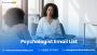 Buy Psychologist Email List in the USA for Precise Outreach