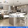 Beautiful 10 x 10 L-Shaped Kitchen with Island