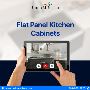 Sleek and Simple Flat Panel Kitchen Cabinets