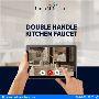 Classic Control & Precision with Double Handle Kitchen Fauce