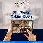 Sleek and Modern Slim Shaker Cabinet Doors