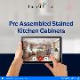Stained Kitchen Cabinets – Pre Assembled
