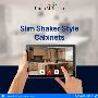 Slim Shaker Style Cabinets for Modern Spaces