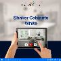 Brighten Spaces with Shaker Cabinets White