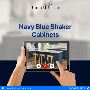 Navy Blue Shaker Cabinets for Kitchens