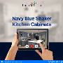 Remodel your kitchen with Shaker Cabinets in Navy Blue