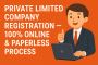 Private Limited Company Registration — 100% Online Paperless