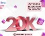 Buy 20000 Instagram Followers to Gain Instant Social Credibi
