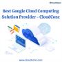 Best Google Cloud Computing Solution Provider - CloudConc Best Google Cloud Computing Solution Provider - CloudConc