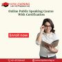 Online Public Speaking Course With Certification