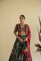Check Out Kalista's Bageecha Peacock Hand Embroidery Lehenga