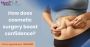 How does cosmetic surgery boost confidence?