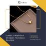 Classic Simple Ball Pendant Necklace | Kandere