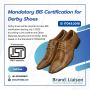 Apply for ISI Certificate for Derby Shoes for General Purpos
