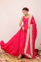 Buy Pink Anarkali Kurta Set Paired With Dupatta Gota Work On