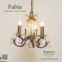 Fabia 3 Light Metal & Crystal Chandelier Fabia 3 Light Metal & Crystal Chandelier