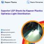 Superior LGP Sheets by Kapoor Plastics – Optimize Light Dist