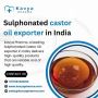 Sulphonated Castor Oil exporter in India