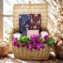 Gourmet Gift Basket Filled with Dark Chocolate Coated Nuts!