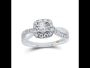 Halo Engagement Ring