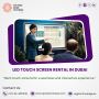 How to Rent an LED Touch Screen for Corporate Events?