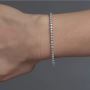 Experience the brilliance of lab grown 10ct Diamond Bracelet