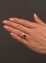 Elegant 1.80ct Oval Blue Sapphire Bubble Ring for Sale