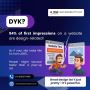 94% of first impressions on a website are design-related!