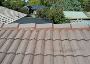 before and after roof painting