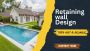 I will design backyard pergola frontyard pool deck paver wal