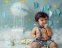 Best professional candid baby Birthday photographer in Banga