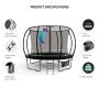 10ft Airborne Trampoline with Ladder & Shoe Holder – Family 