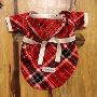 Plaid Fleece Dog Robe - Louie De Coton