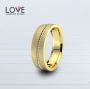 Alex Hand Woven Mens Wedding Band