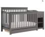 MOOB Wooden Baby Crib and Changer Combo