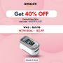 Get 40% off on Finger Pulse Oximeter, (SpO2) Blood Oxygen Sa